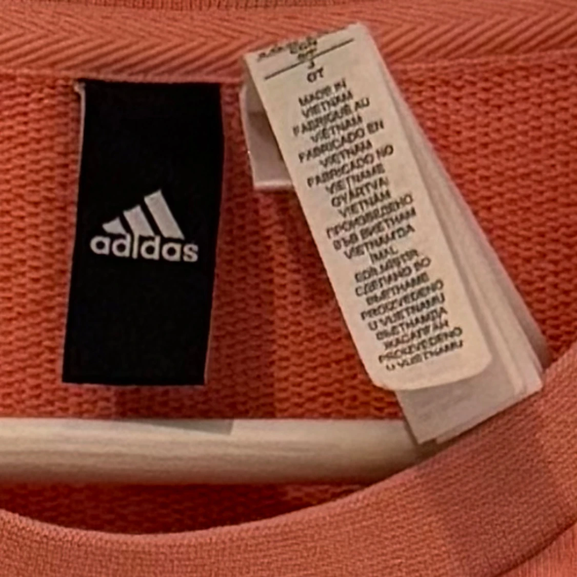 Rosa/Persikofärgad sweatshirt från Adidas - 1