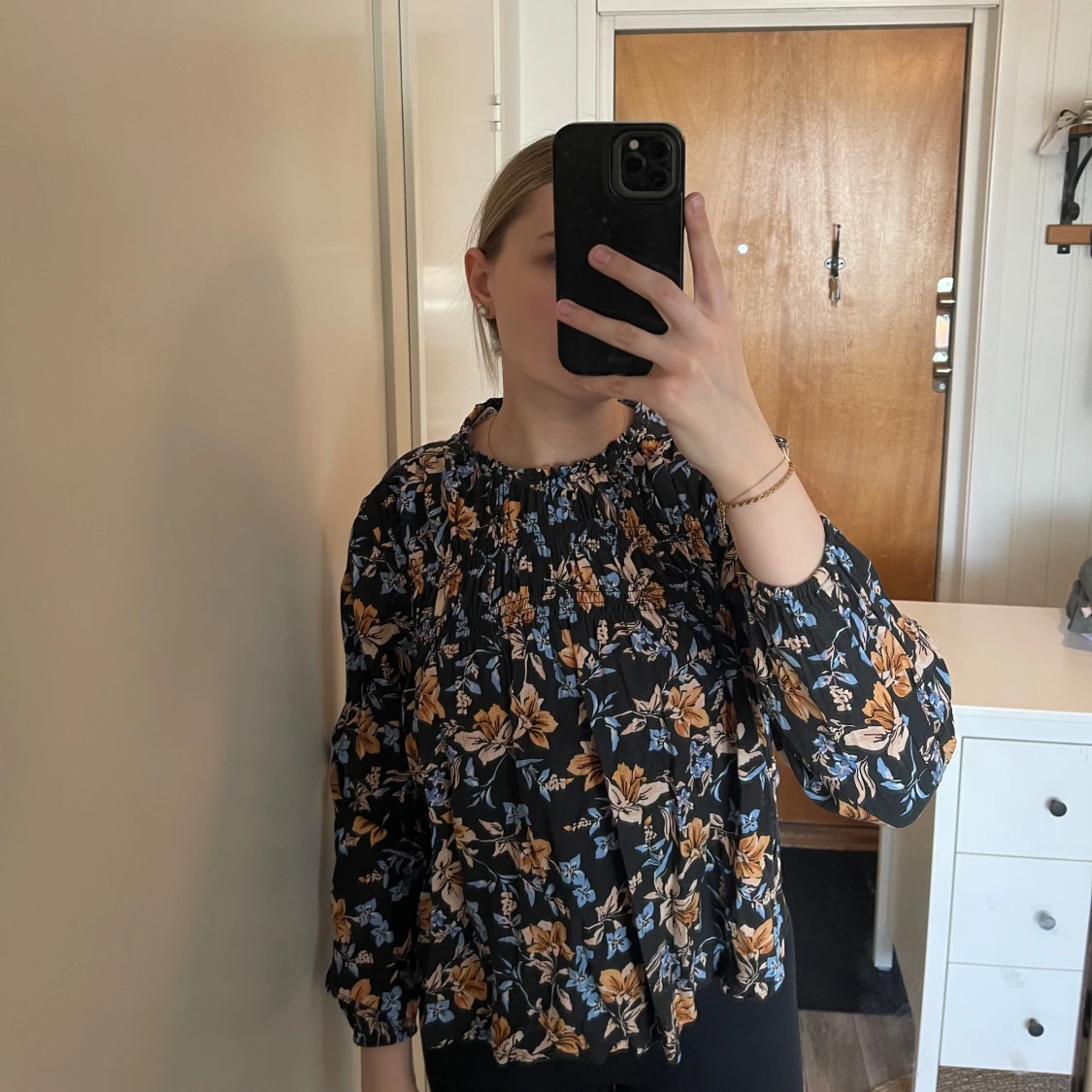 Blommig blus från Only Life