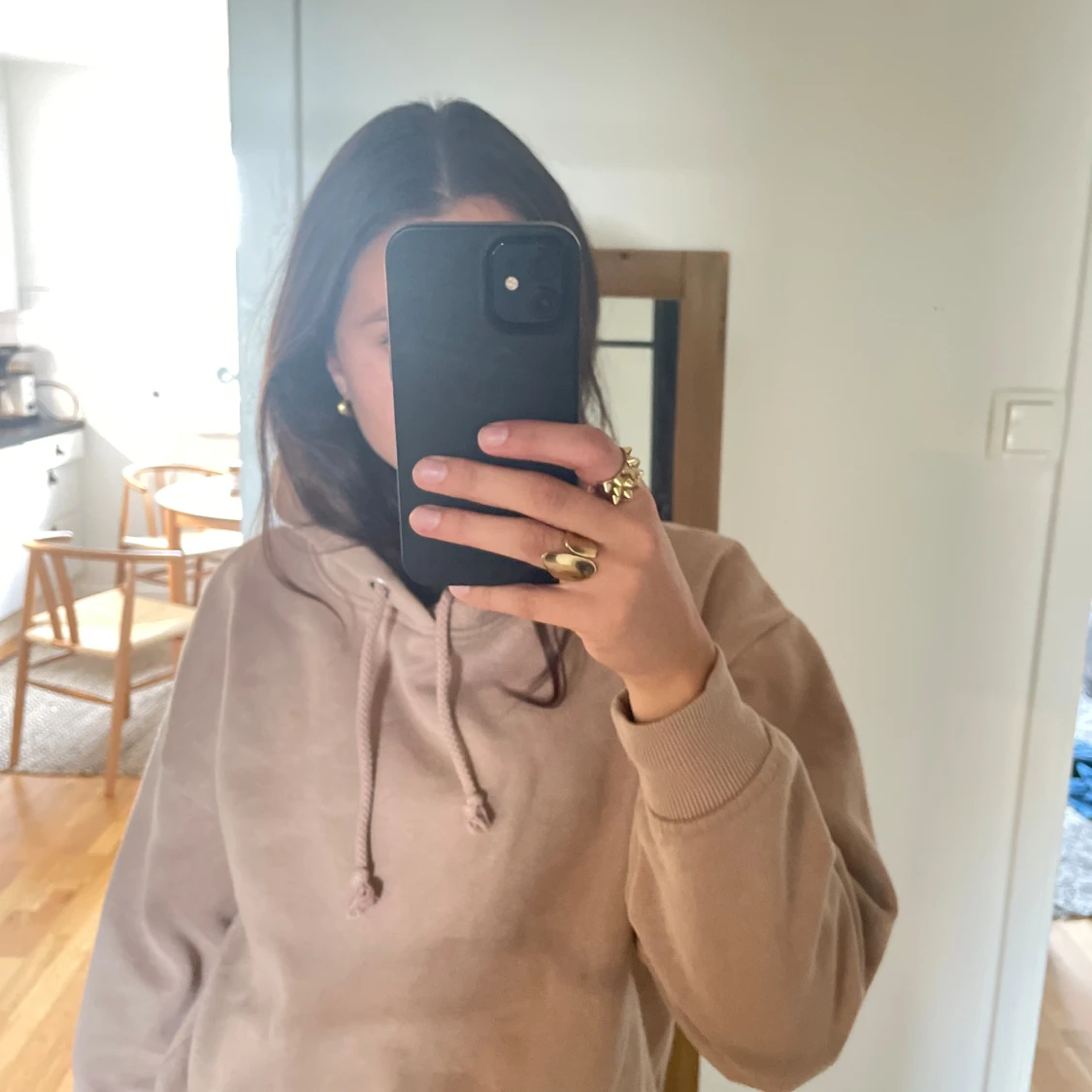 Beige hoodie bikbok - 90