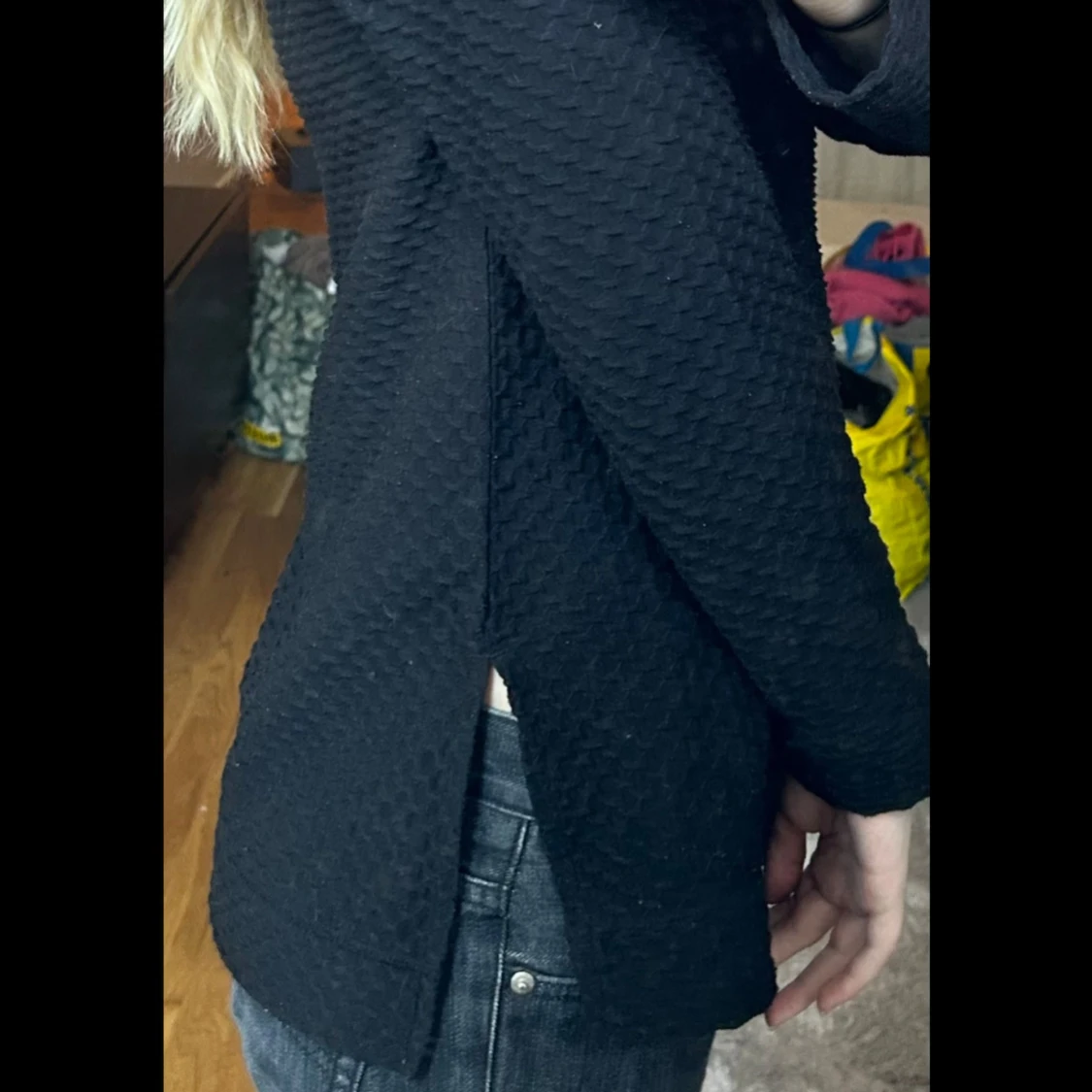 texturerad tröja 💕 - 90