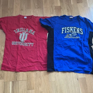 Vintage t-shirts - Två stycken snygga t-shirts den ena från Indiana university och den andra från en second hand affär 150 kronor för röda och 50 för den andra alternativt 175 för båda