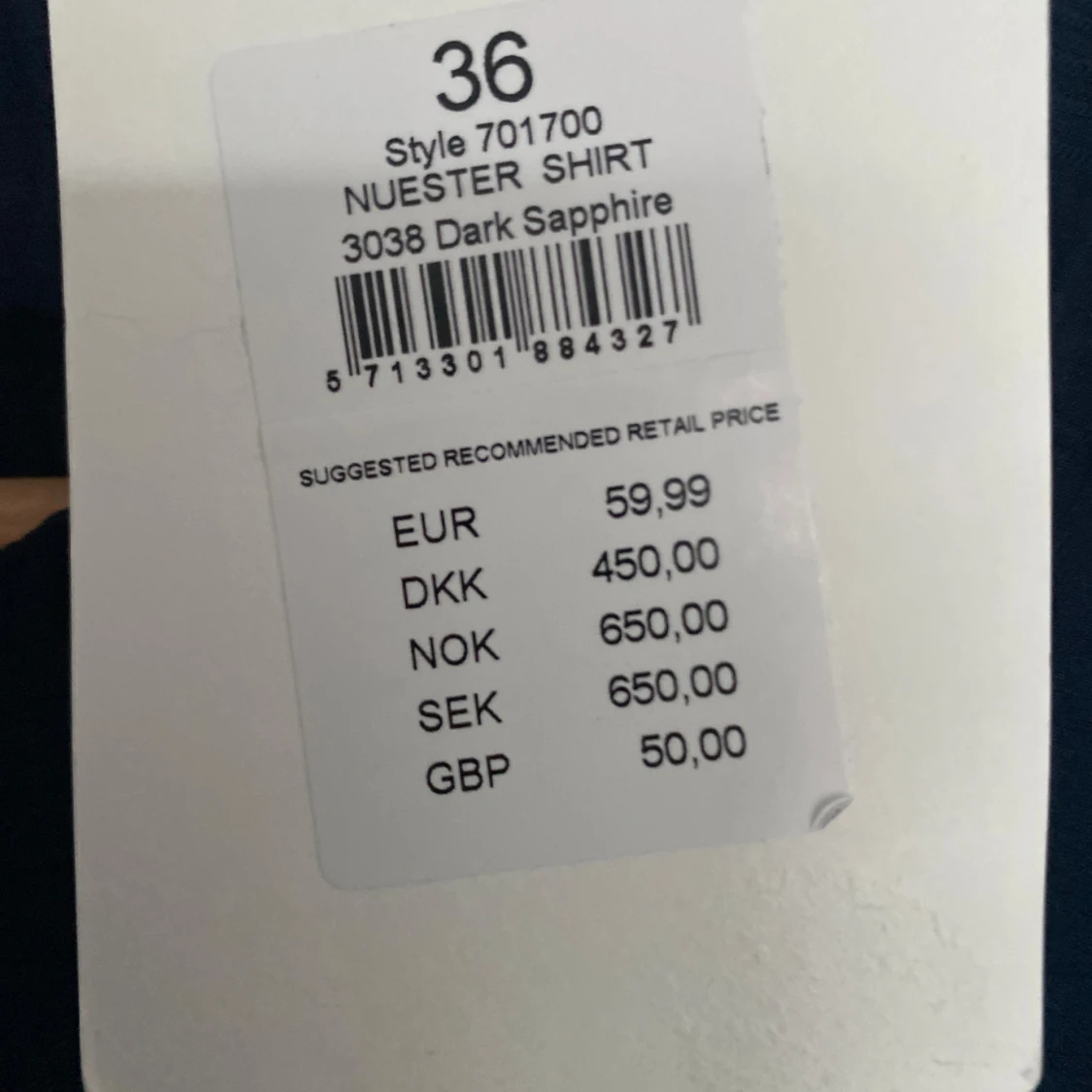 Mörkblå blus från Nümph - 4