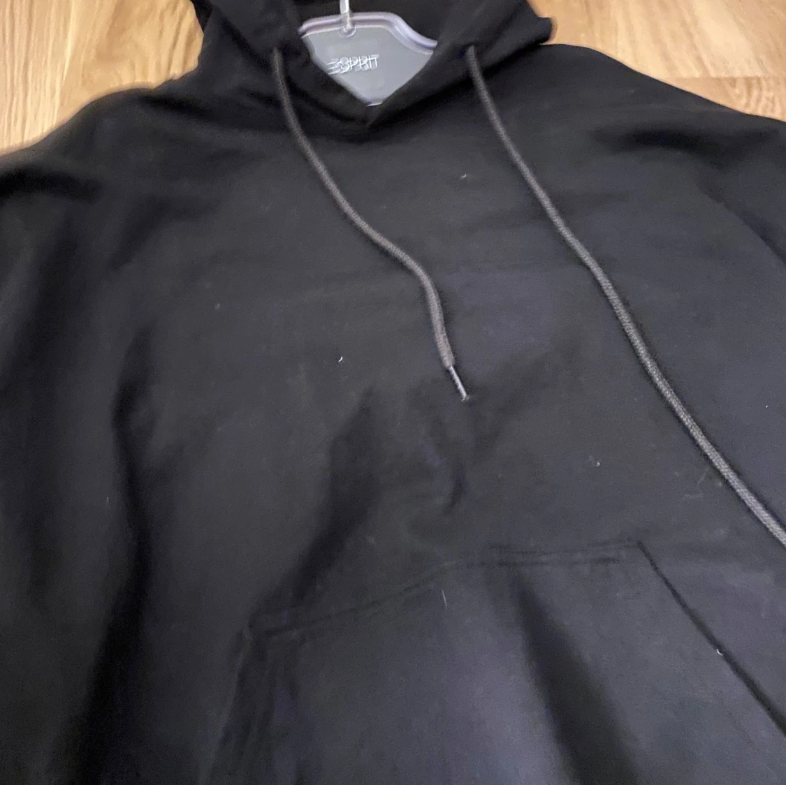 Svart Pop Smoke hoodie strl m - 2