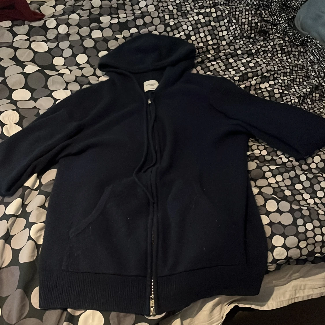 Blå kashmir hoodie från John Henric