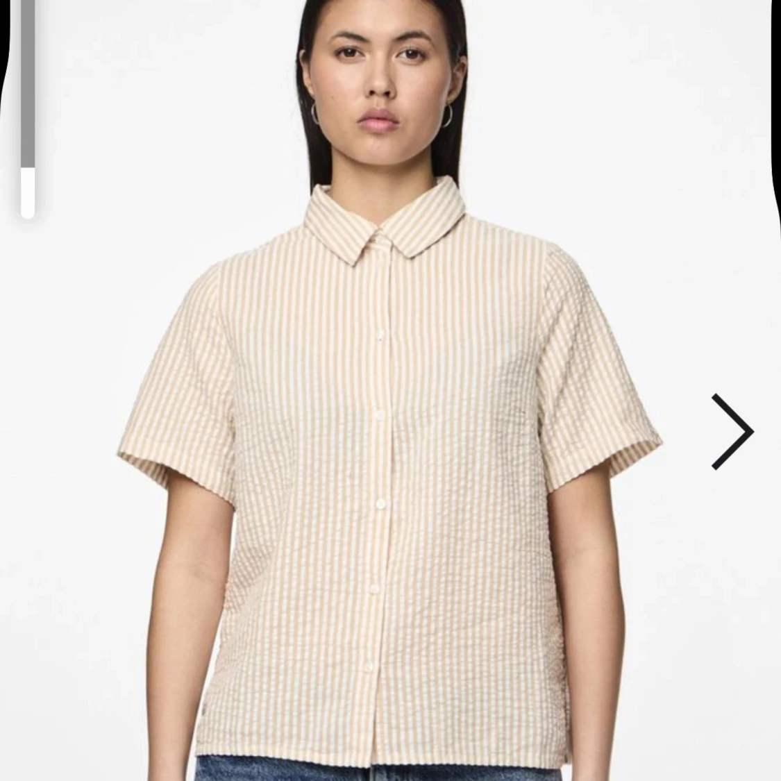 Randig skjorta från Pieces