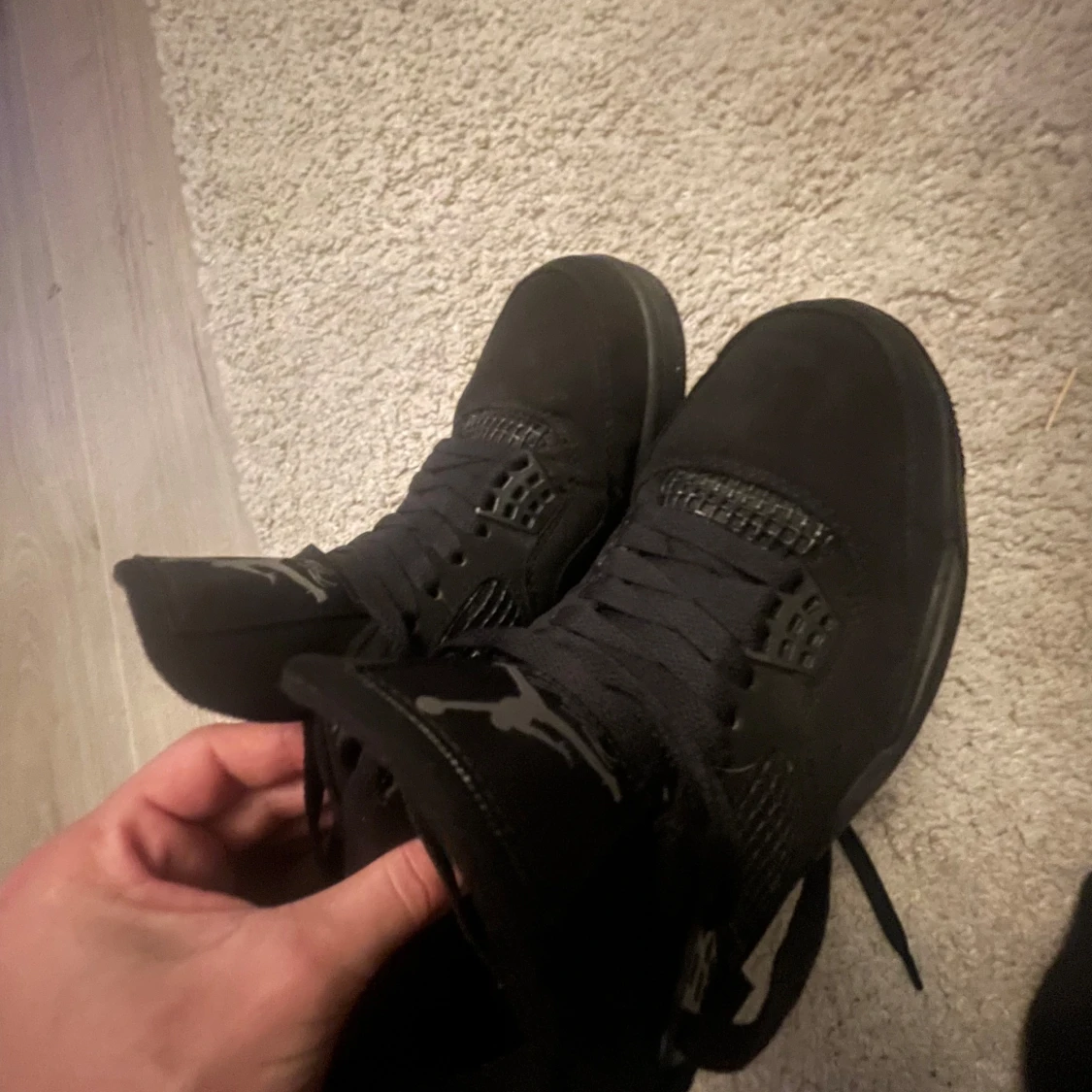 Svarta Nike Black Cats | Jordan 4a - 90