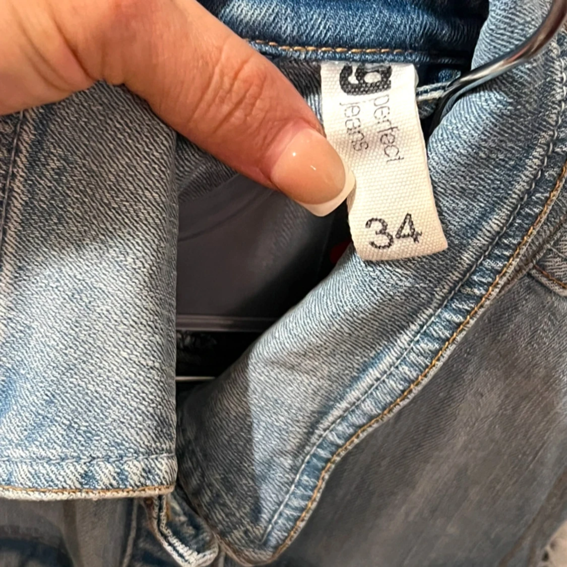 Blå jeansjacka från C denim - 92
