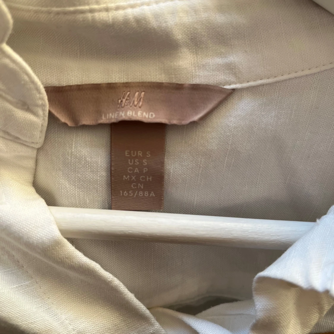 Vit linneskjorta från H&M - 91