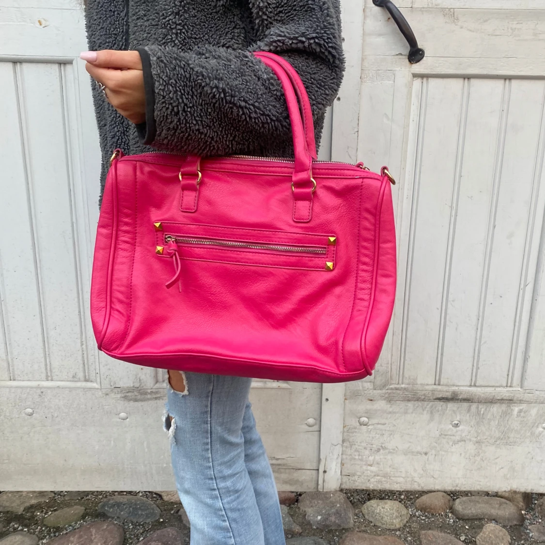 Rosa handväska - 90