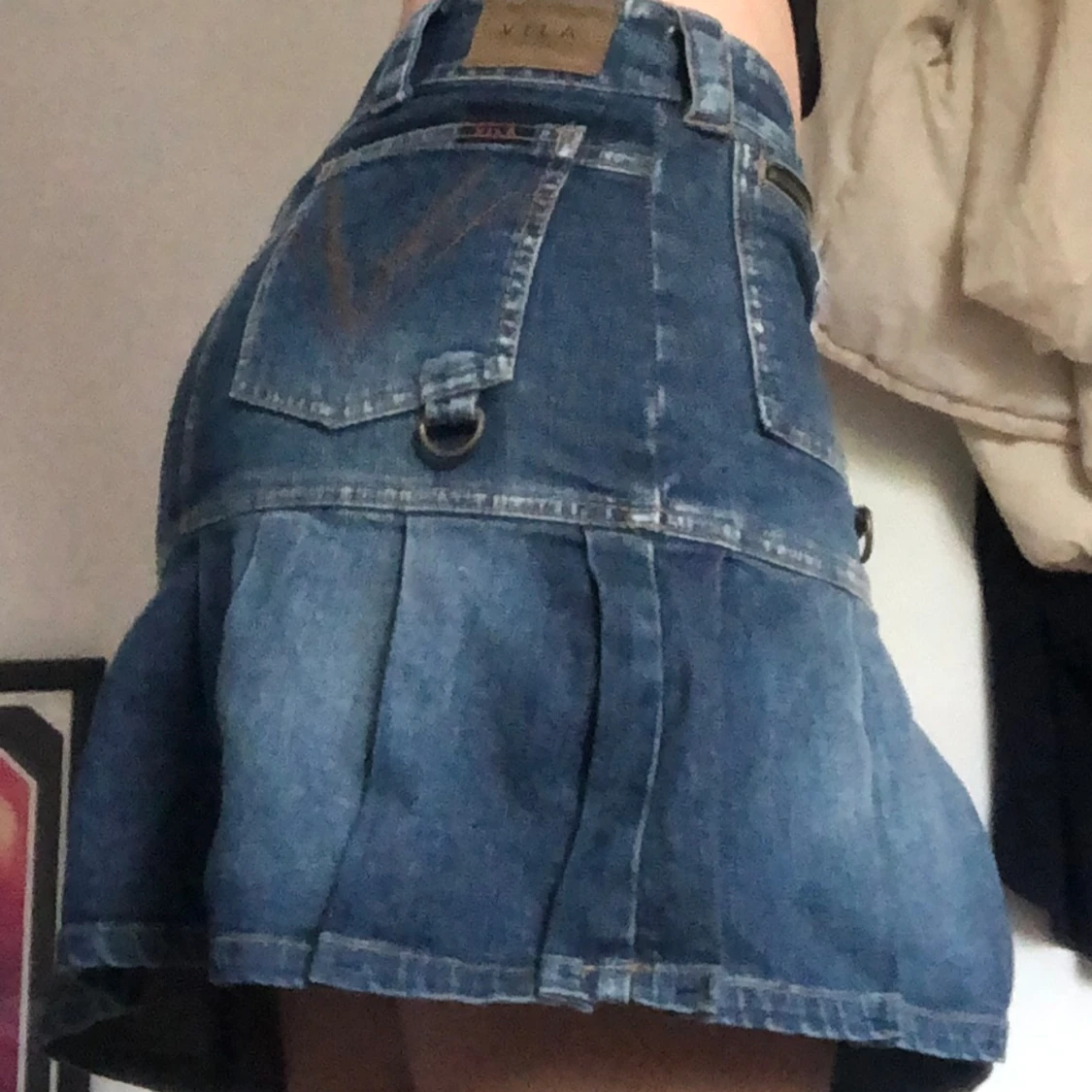 Lågmidjad Jeanskjol - 91