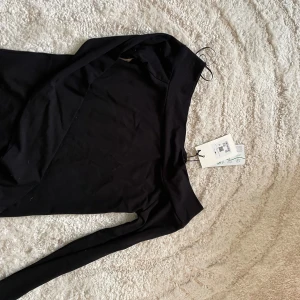 Svart topp - Helt oanvänd svart topp, tajt svart tröja som man kan ha till allting och är superbekväm!