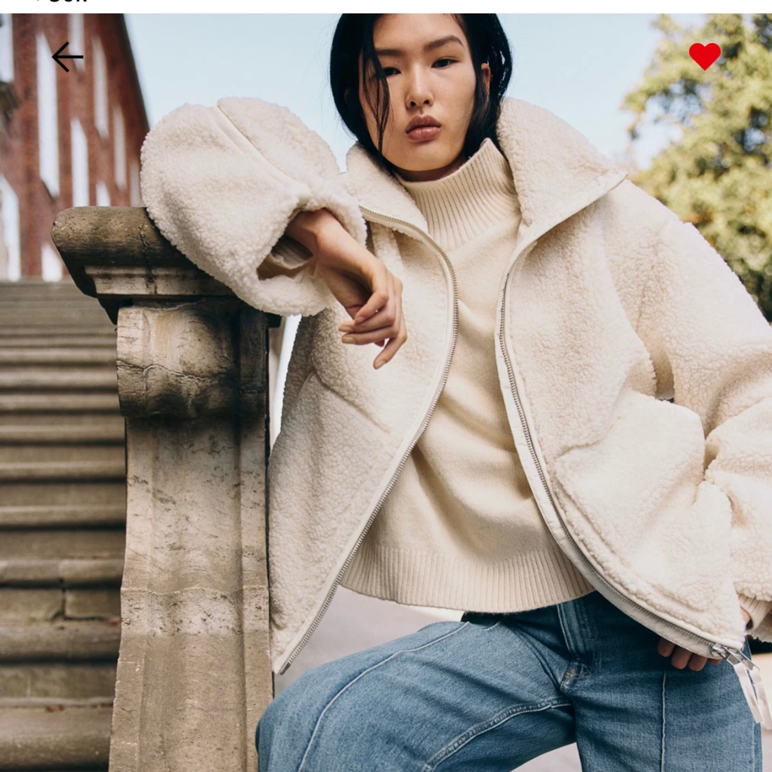 Teddyjacka från Hm - 90