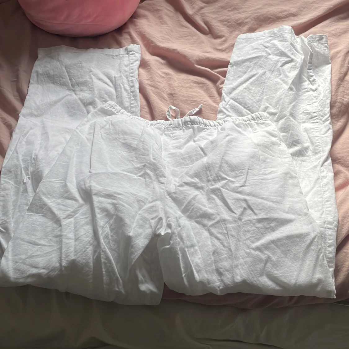 Vita linnebyxor - 91