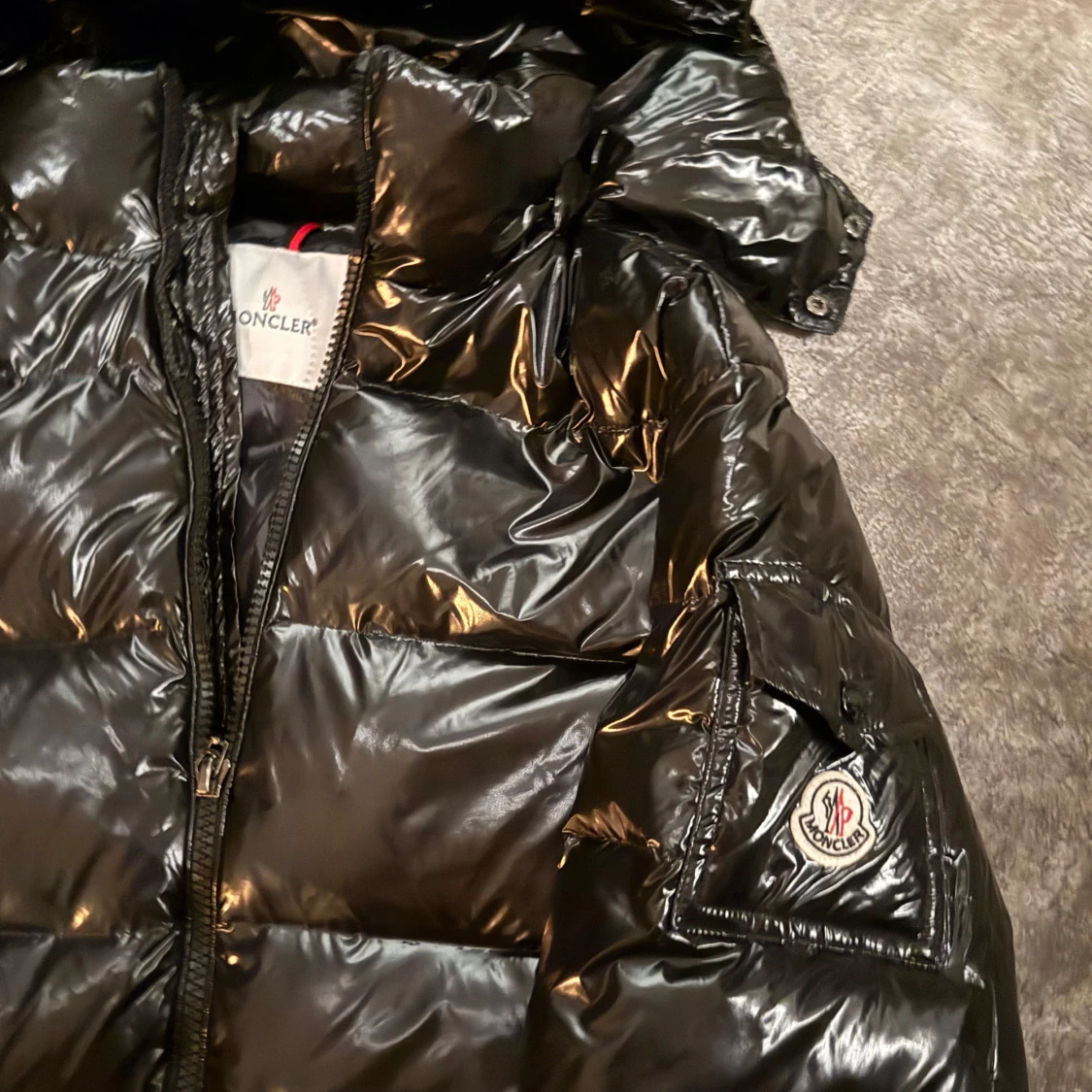 Svart dunjacka från Moncler str 3 - 2