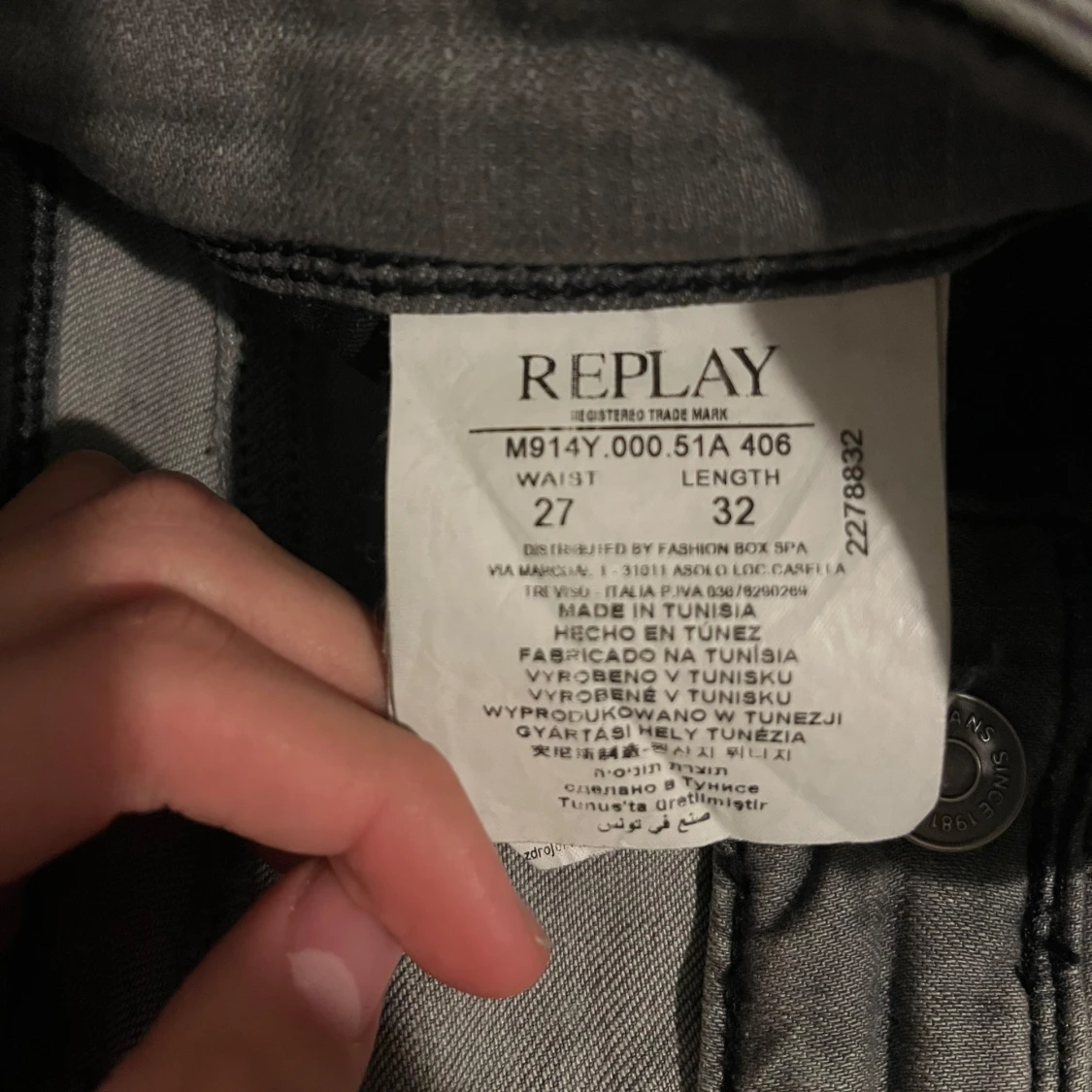 Replay anbass grå - 91