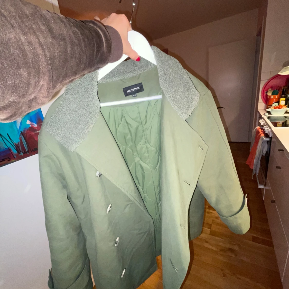 Grön meotine kappa  - 93