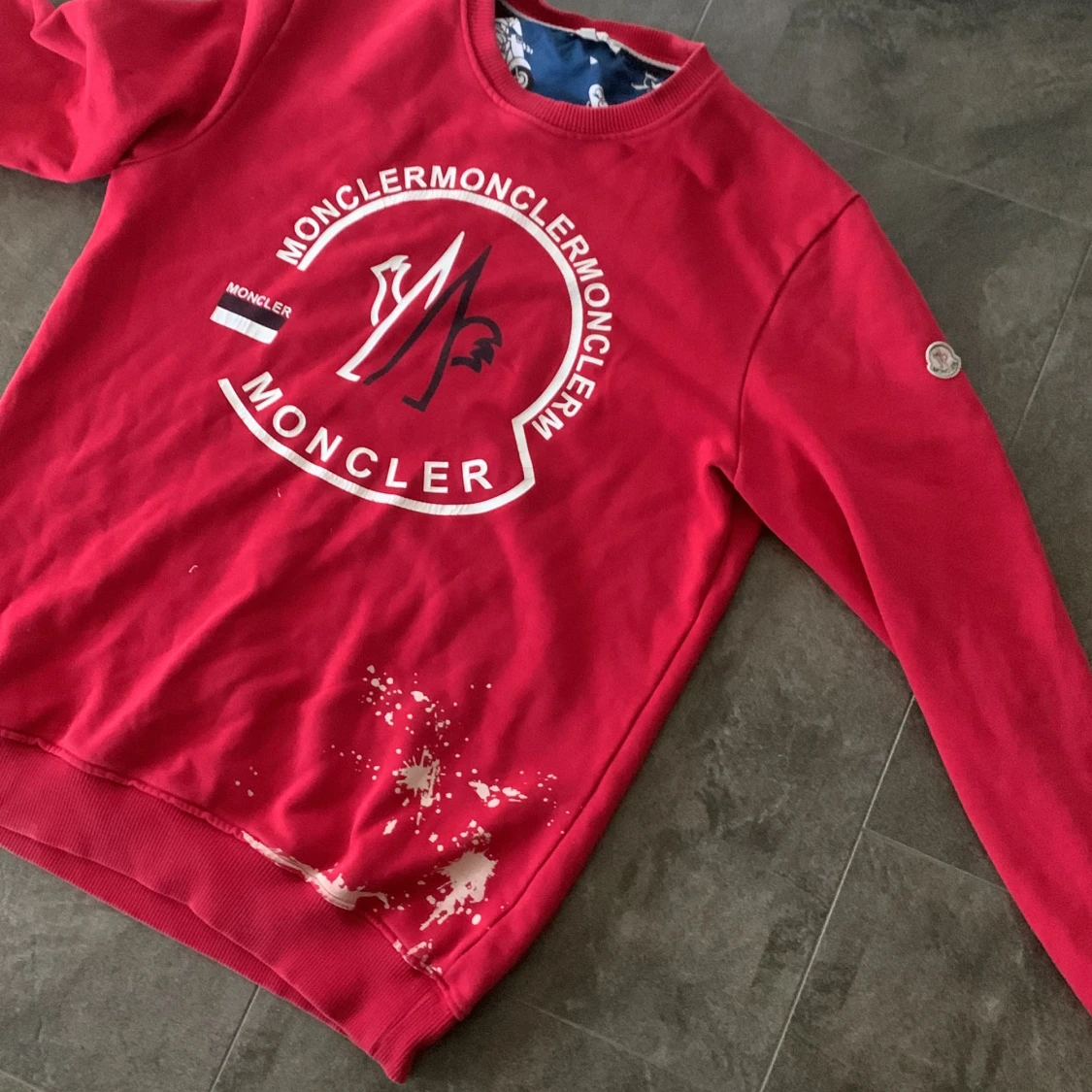 Röd sweatshirt från Moncler - 1