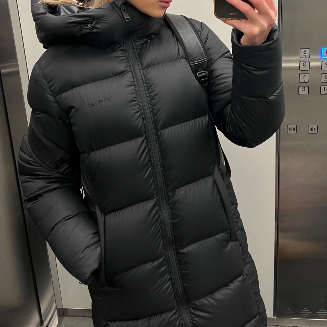 lång och varm dunjacka  - 93