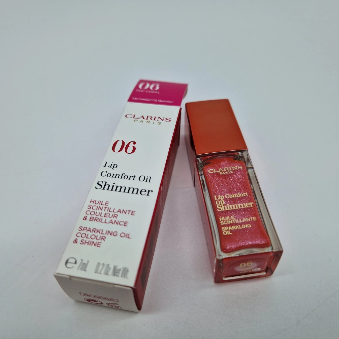 CLARINS Lip comfort oil shimmer 06 Pop Coral - 90