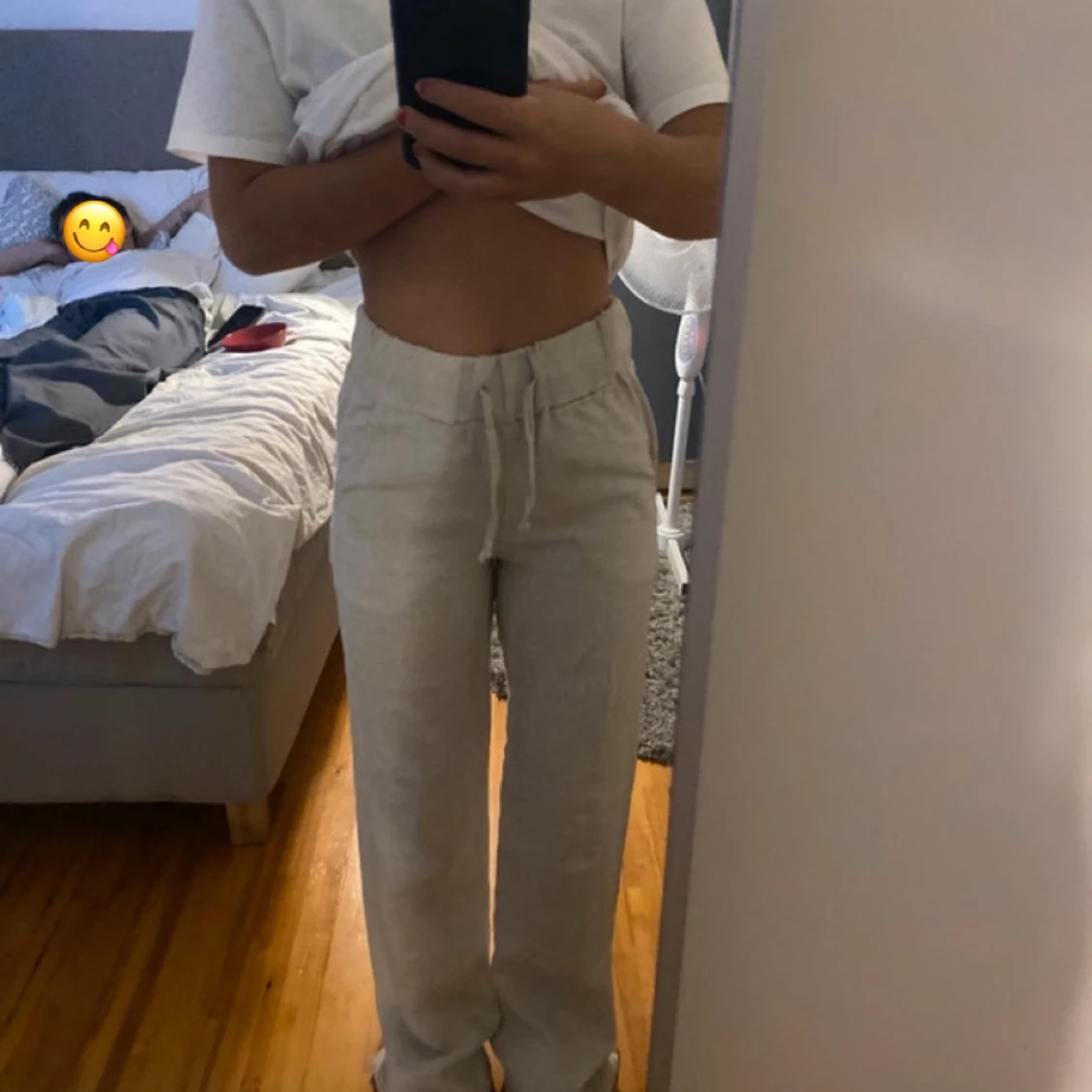 A-design linnebyxor - 90