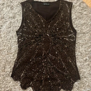 Vintage paljett topp - Jättebra skick! Passar en S 