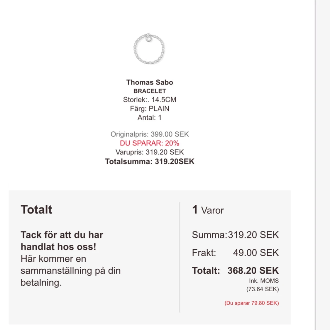 Berlockarmband Thomas sabo - 92