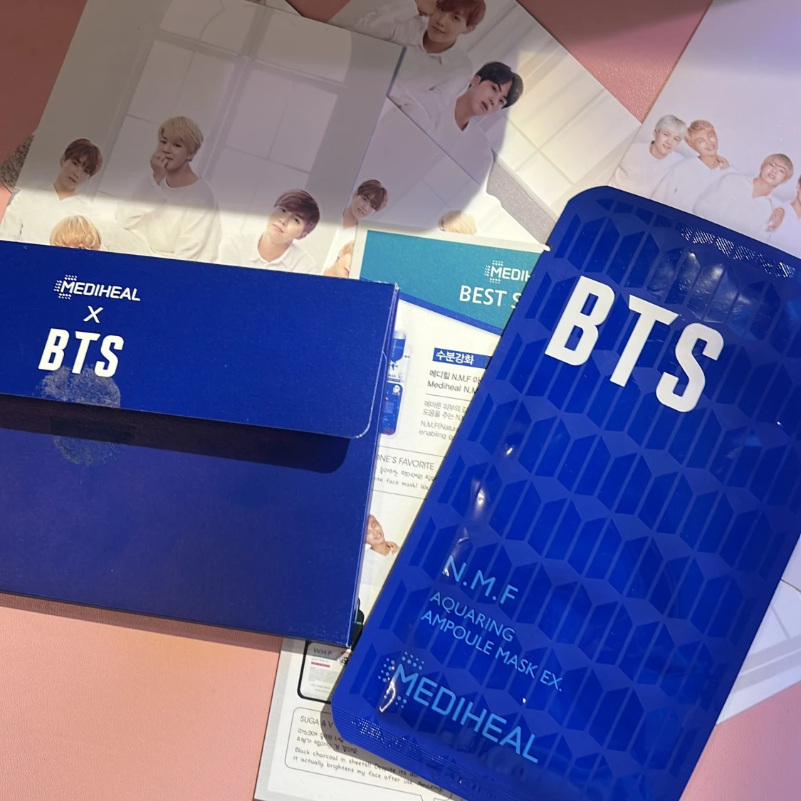 BTS Mediheal Postcards & Sheetmask - 90