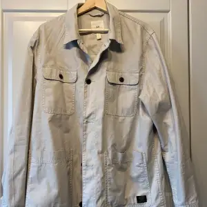 H&M | Overshirt | Beige | Fint skick | Large 