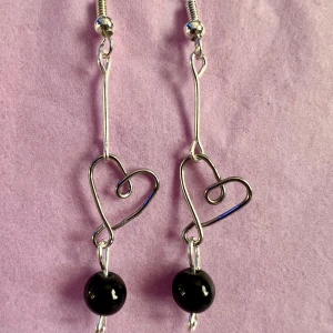 Black hearts🖤 - Fina örhängen, gjorda av mig, i sterling silver🖤