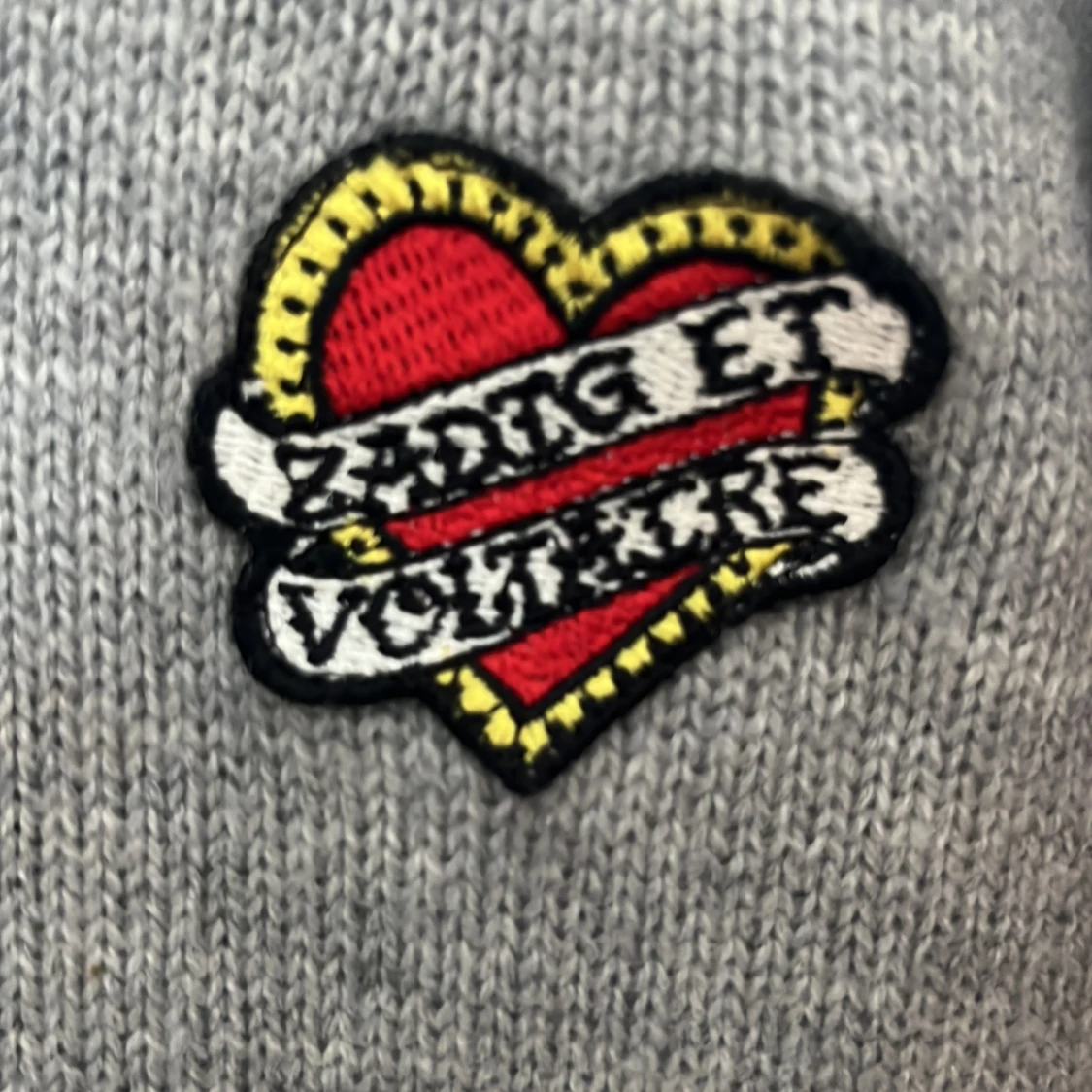 Grå zip up hoodie från Zadig & Voltaire  - 93