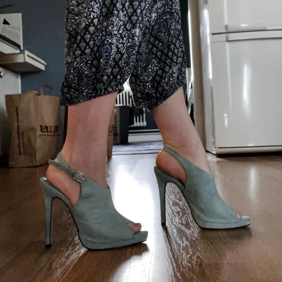 Klackskor - Nelly White Lable - 92