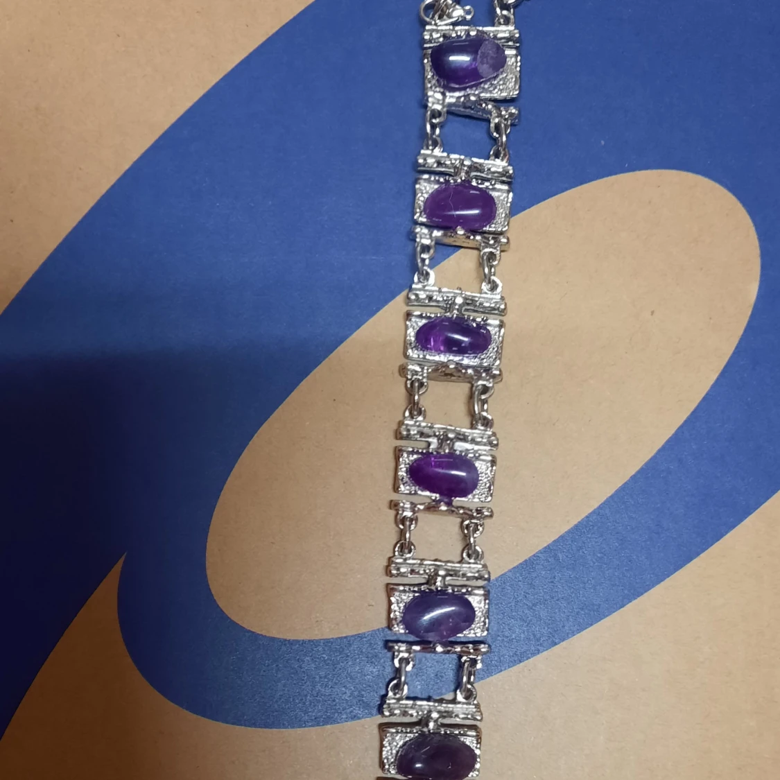 Armband Med Lila Stenar - 4