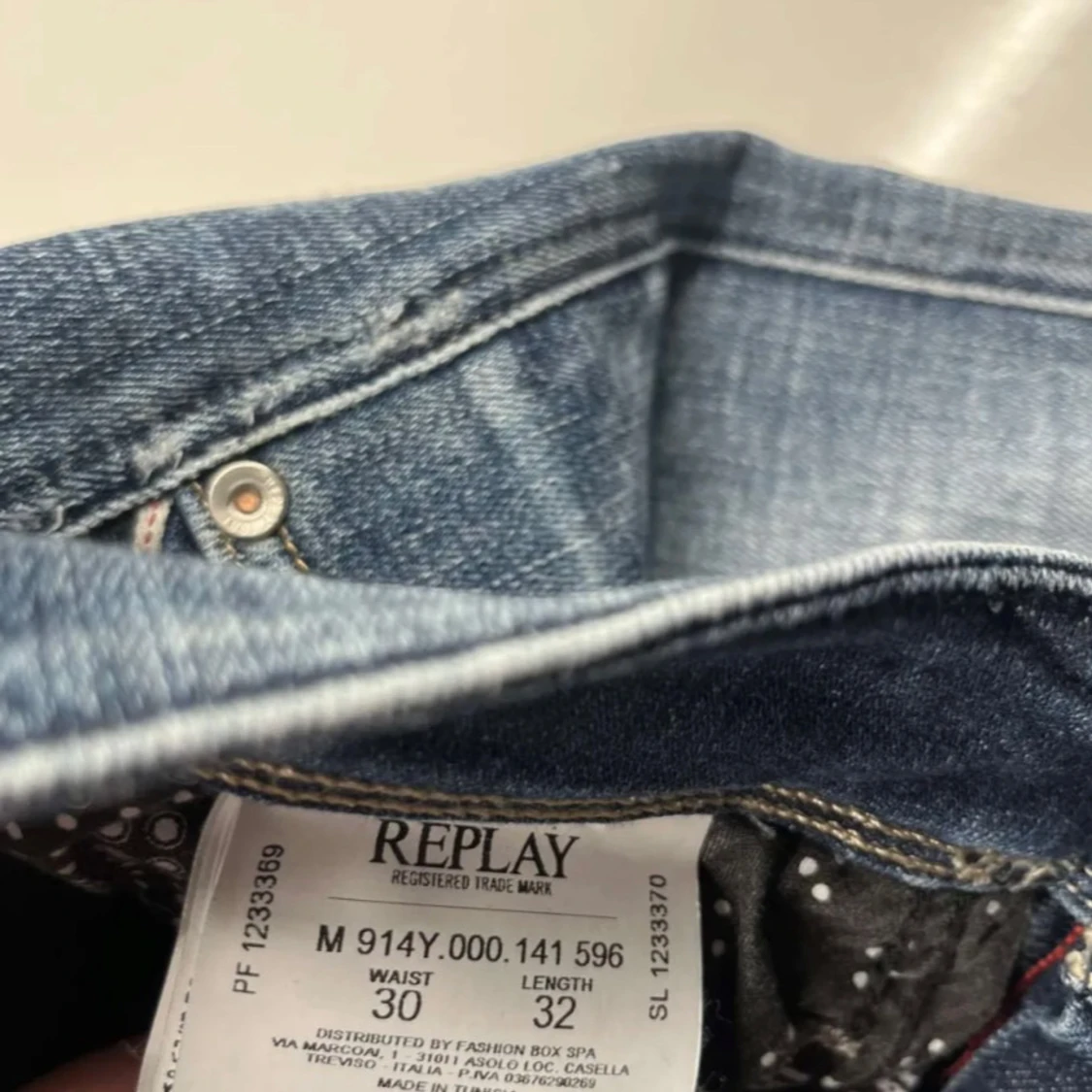 Blå jeans från Replay(slitningar) - 1