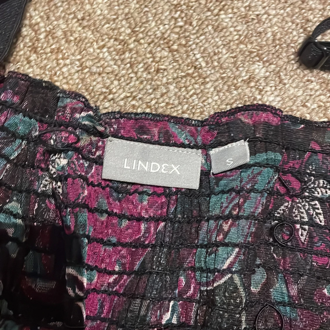 Mönstrad klänning/tröja från Lindex - 2