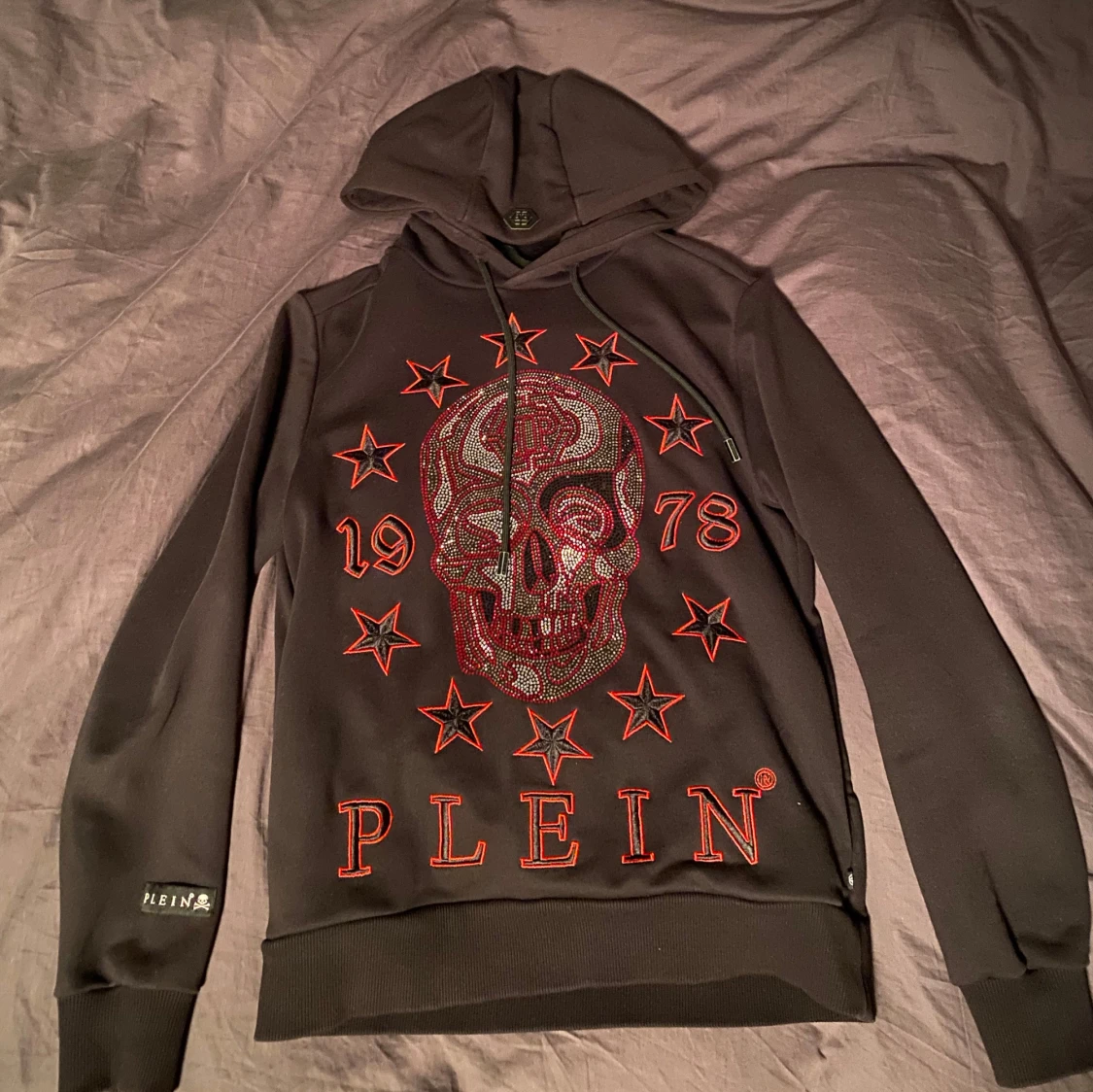 Svart hoodie från Philipp Plein