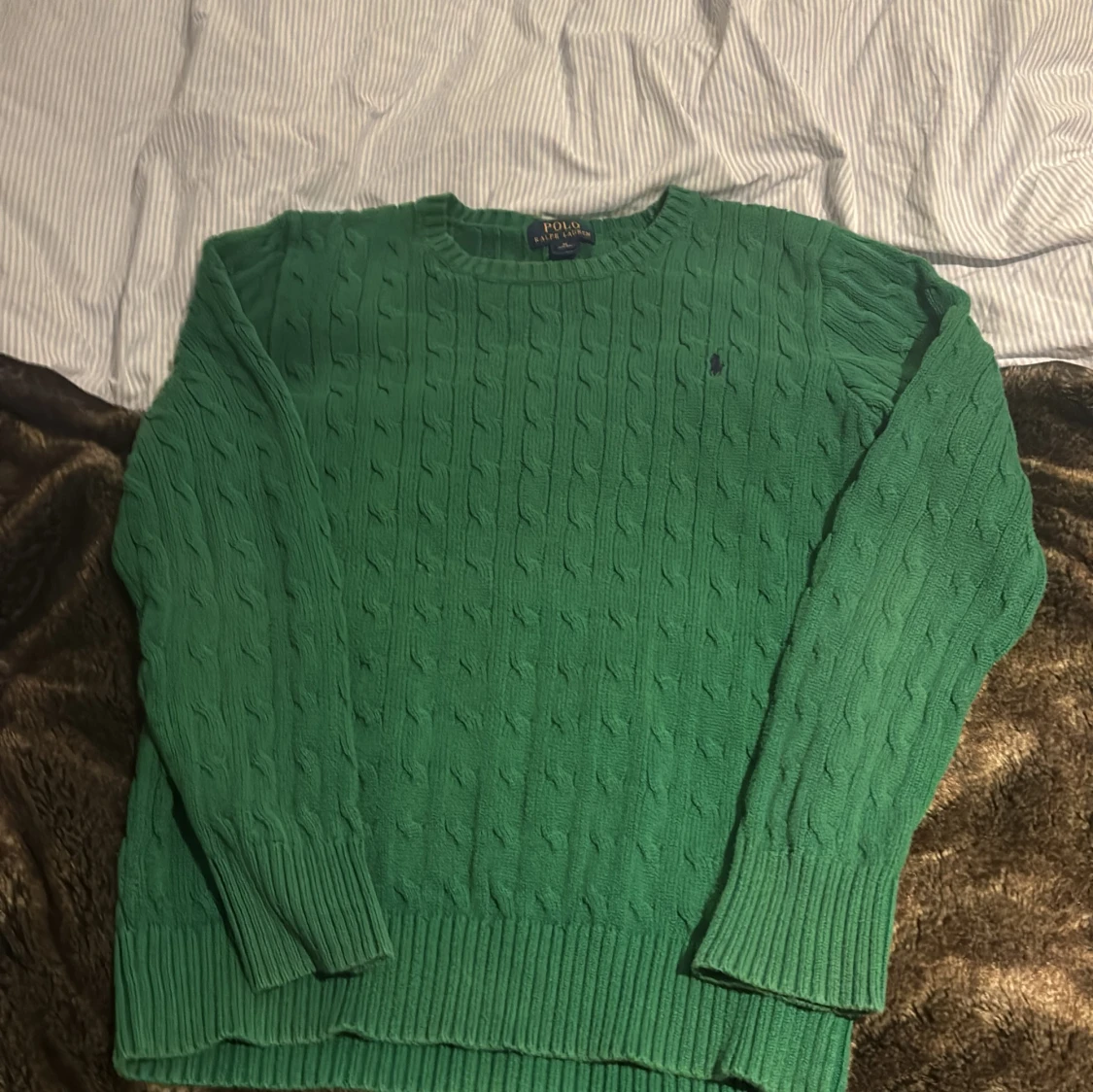 Grön stickad tröja från Polo Ralph Lauren