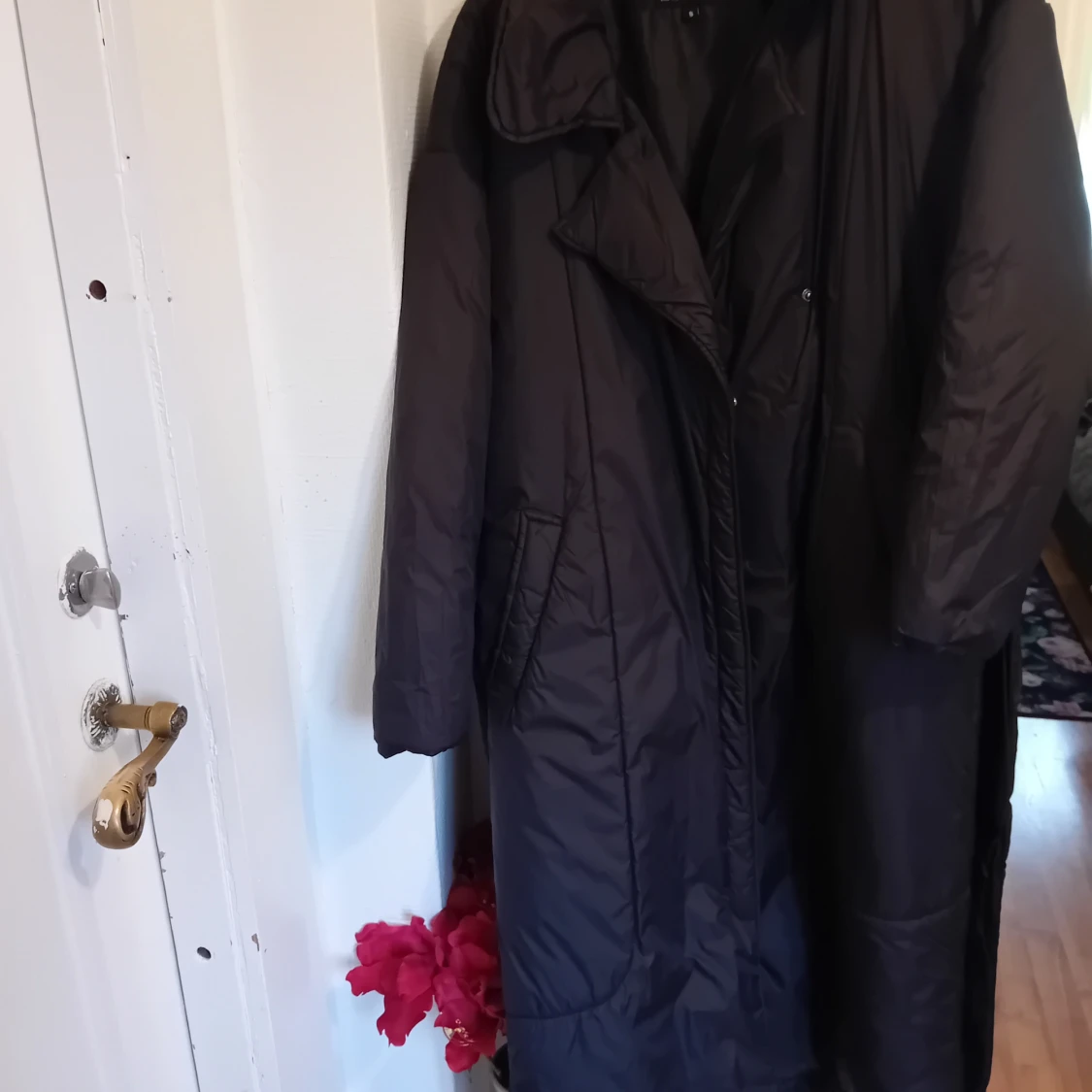 Svart lång kappa från 157 - 90