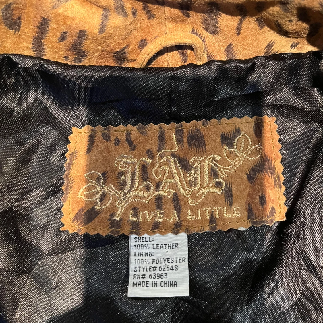 Vintage mockajacka leopard - 91