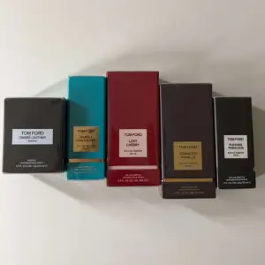 Cherry 100 ml 3900 kr  Neroli portofino 50 ml 2200 kr Tobacco Vanille 100 ml 2800 kr Fucking Fabulous 100 ml 3900 Fucking Fabulous 30 ml 1600 Ombre leather såld