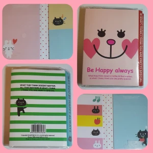 Sticky Notes - Söt bok - Söt Sticky notes bok, mått ihopfälld: 8.5×6.5cm och utfälld är längden: 26cm. ✨️Titta igenom alla mina upplagda och köp fler saker i bundle för att spara på frakten och få allt du köpt i ett och samma paket✨️