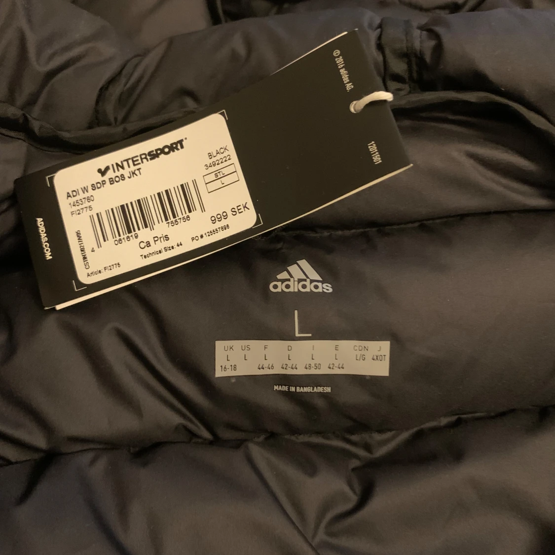 Svart vinterjacka - 90