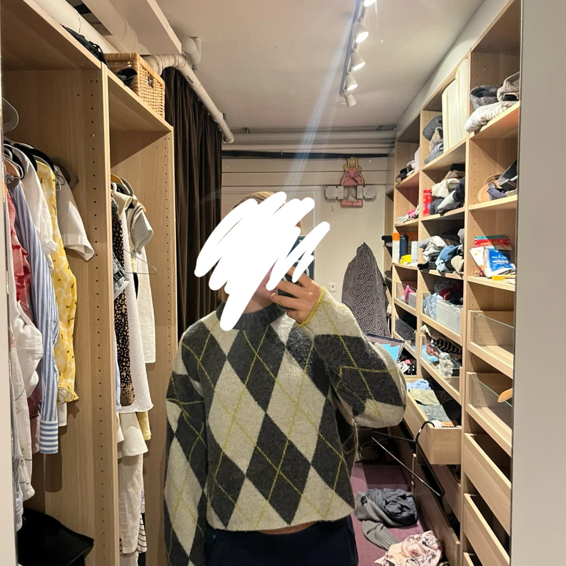 Hm x pringles of scotland stickad tröja  - 90