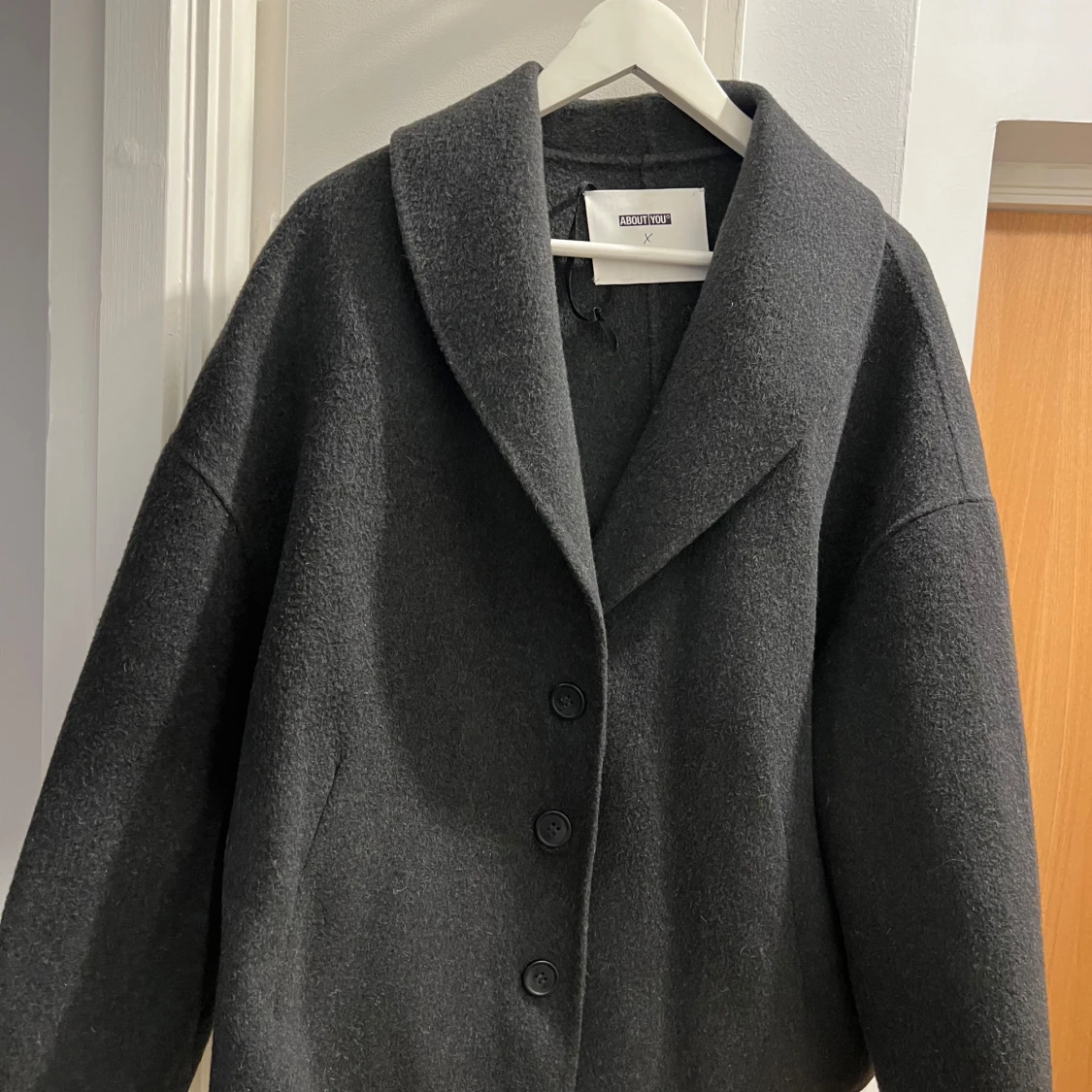 Kort kappa/jacka i ull