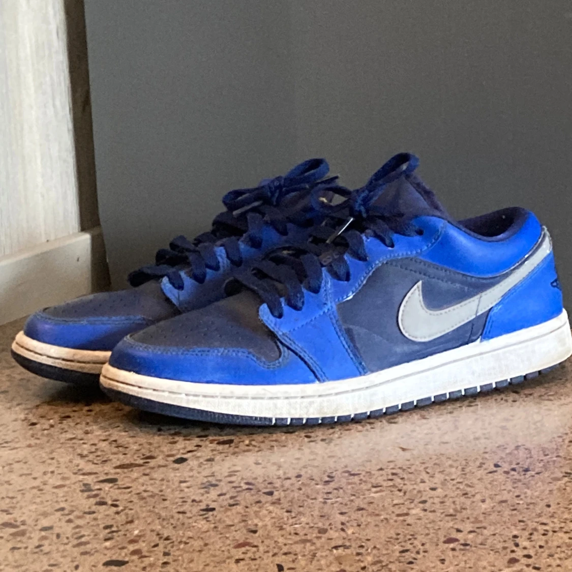 Blå Nike Air Jordans - 91