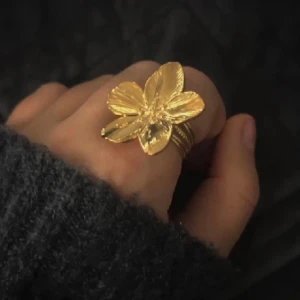 Blom ring - Rostfritt stål, från Raglady och aldrig använd. Även justerbar!