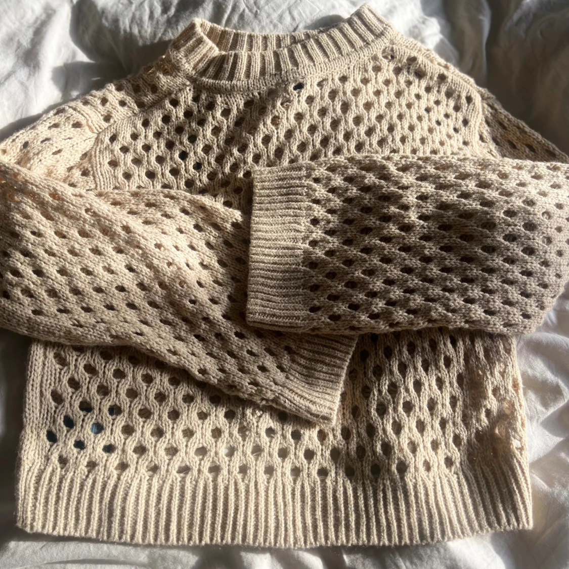 Stickad tröja!