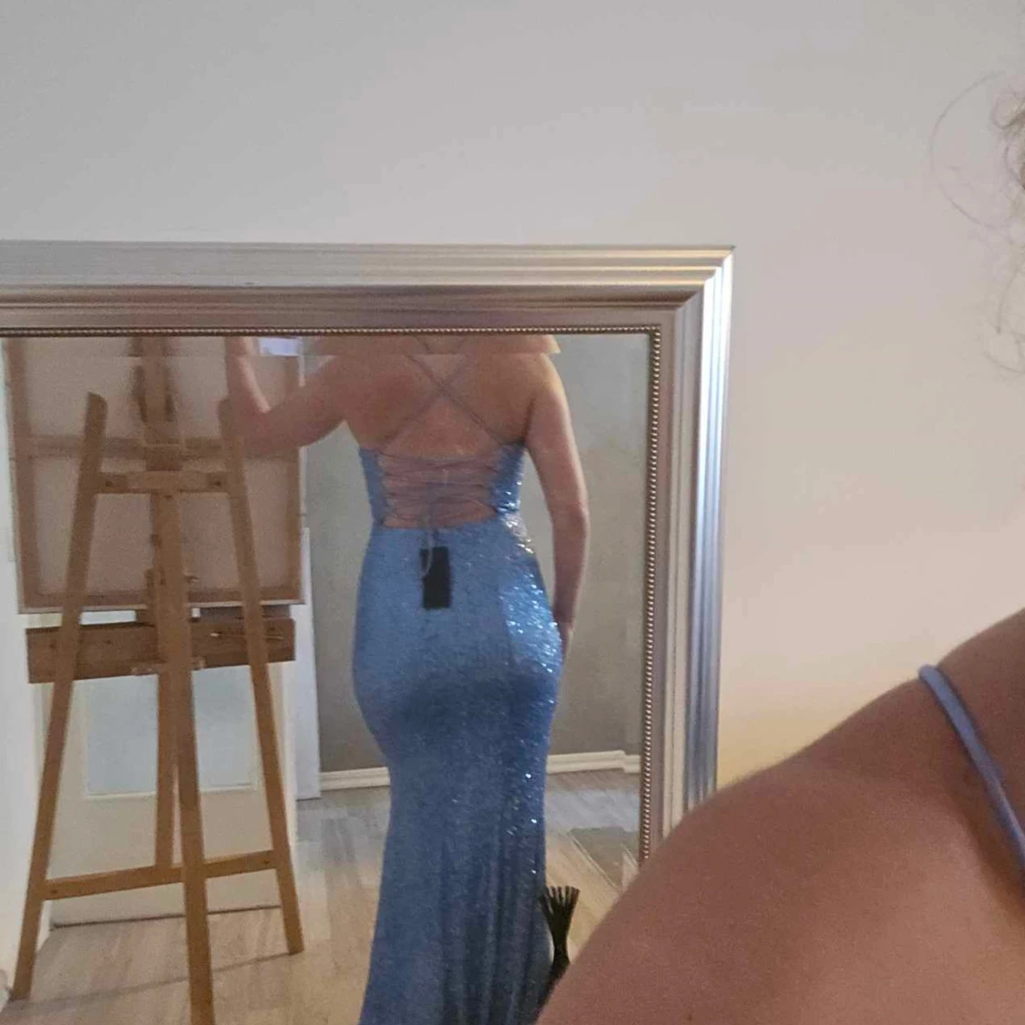 Maxi långklänning i paljetter  - 90