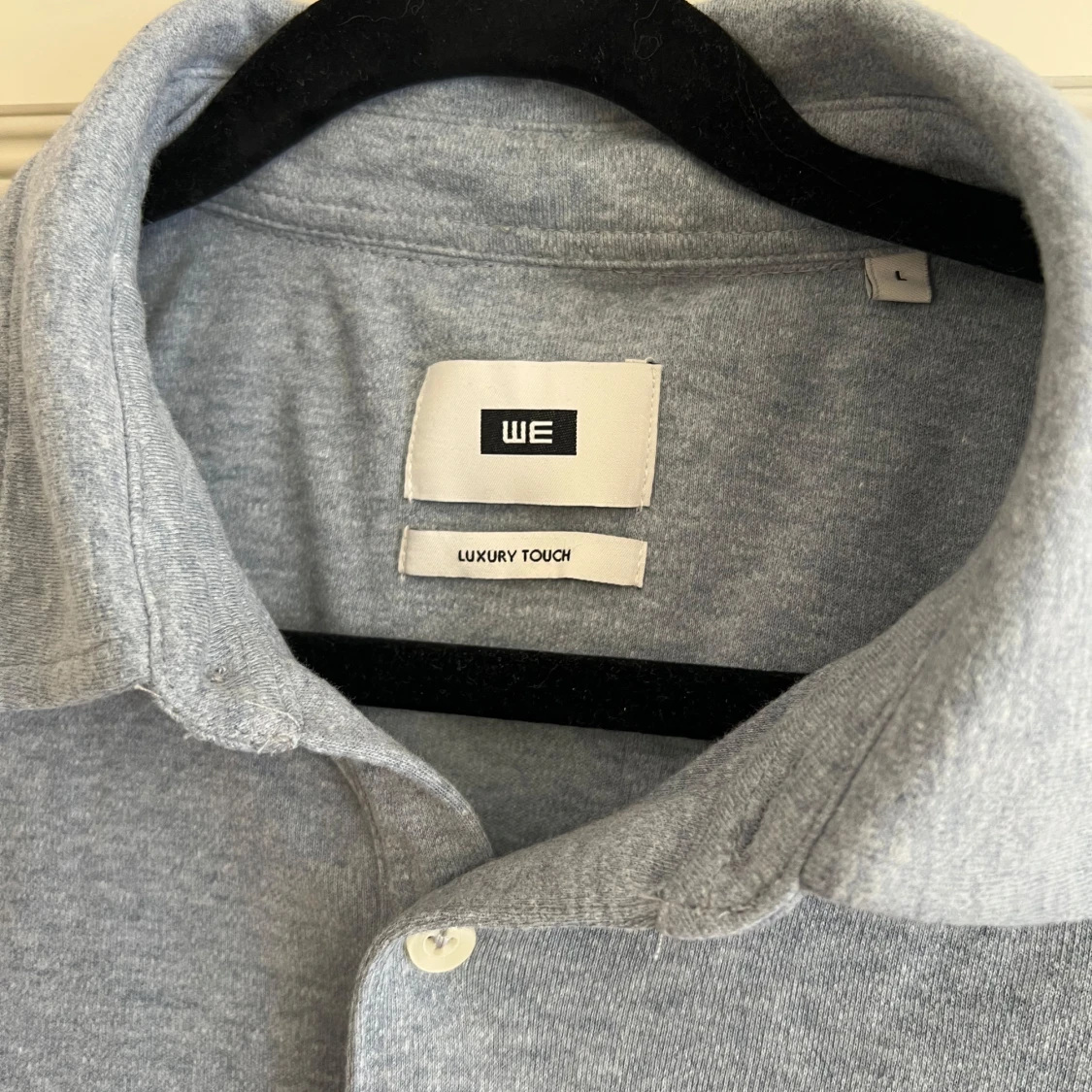 Grå pikétröja från WE - 1