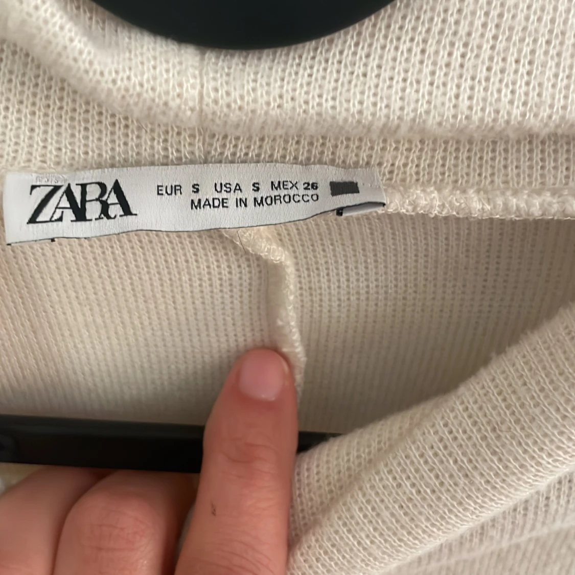 Vit polotröja från Zara - 2