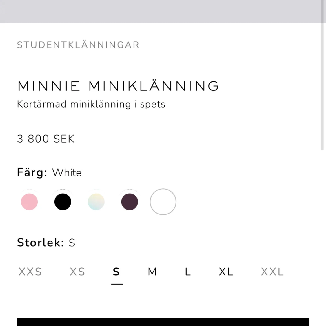 By Malina klänning vit  - 3